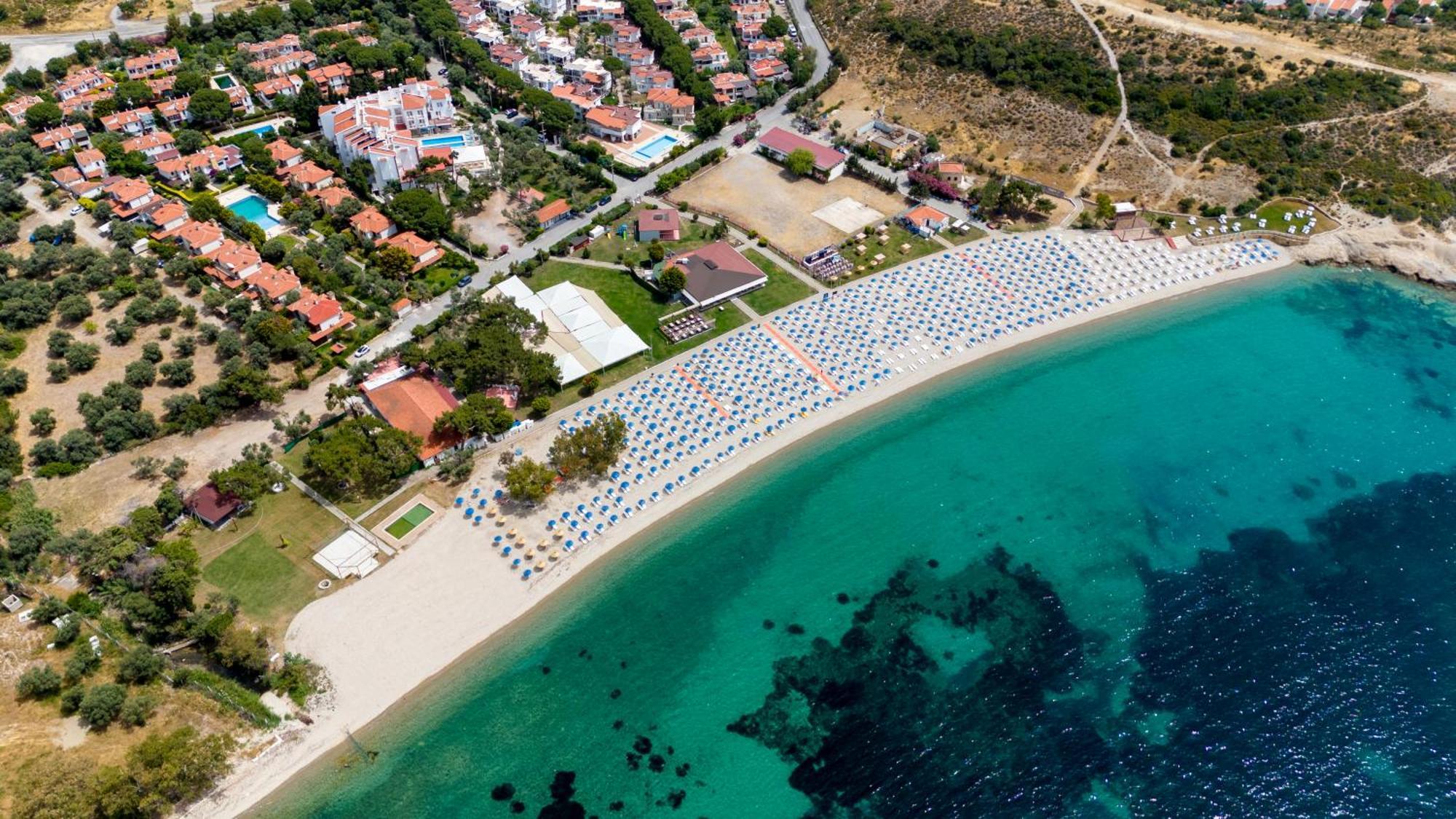 Hanedan Beach Hotel フォチャ エクステリア 写真